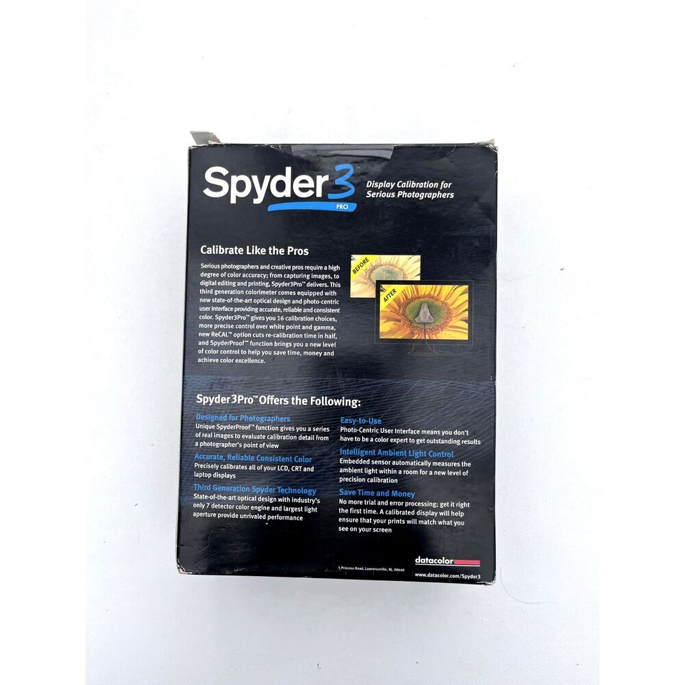 Datacolor Spyder3Pro Display Color Calibration Sensor Colorimeter Monitor LCD - Picture 8 of 11